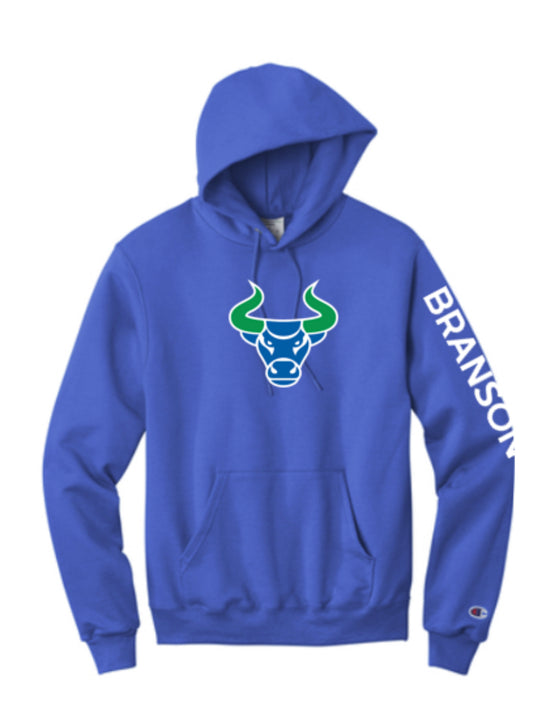 New! Blue Bull hoodie