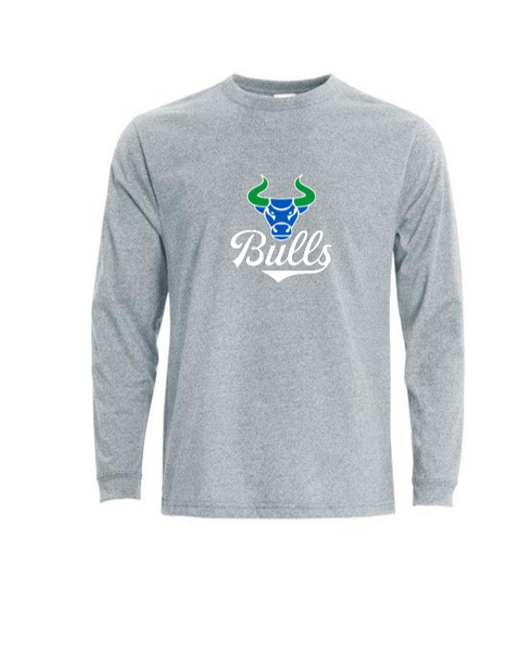ECO Bulls Long Sleeve Shirt in Grey or Blue by Recover