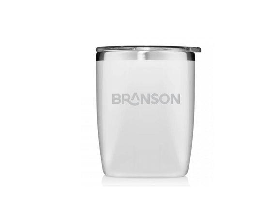 ECO Branson White Travel Mug by BrüMate
