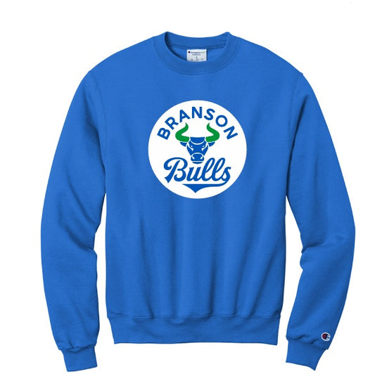 NEW Branson Bulls Blue Crewneck Sweatshirt