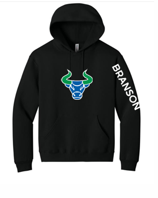 NEW Branson Bulls Black Hoodie