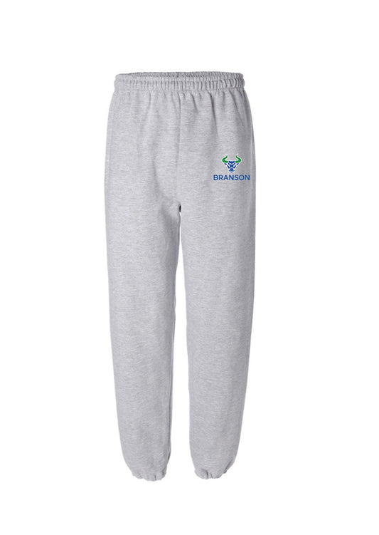 New! Gray Embroidered Sweatpants